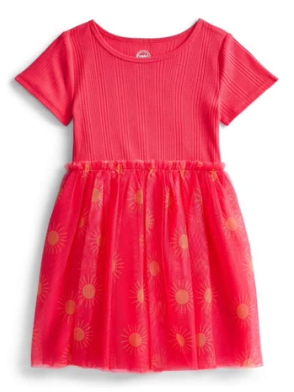 Wonder Nation Girls Tutu Dress with Short Sleeves, Sizes 4-18 & Plus